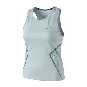 Nike Air Dri-Fit Womens S Standard Fit Reflective Graphic Running Tank Top Gym